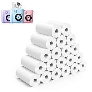 20 Rolls Instant Print Camera for Kids Refill Print Paper - Thermal Print Paper Rolls Photo Print HD Printing for Most Kids Instant Camera(White) 20 Rolls Instant Print Camera for Kids Refill Print Paper - Thermal Print Paper Rolls Photo Print HD Printing for Most Kids Instant Camera(White)