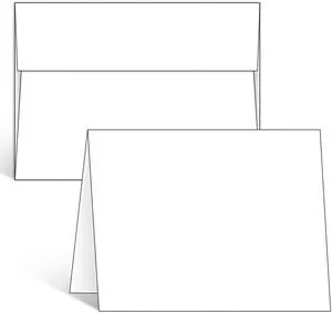 A2 Blank White Cards and Envelopes 100 Pack, 4.25 x 5.5 Folded Cards FSC Certified Heavyweight Folded Cardstock and A2 Envelopes for DIY Greeting Cards Wedding Birthday Invitations All Occasions A2 Blank White Cards and Envelopes 100 Pack, 4.25 x 5.5 Folded Cards FSC Certified Heavyweight Folded Cardstock and A2 Envelopes for DIY Greeting Cards Wedding Birthday Invitations All Occasions