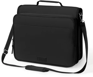 Zipper Binder with 2-Inch O-Rings, 13-Inch Laptop/Tablet Sleeve, 450 Sheet Capacity, Sturdy Carry Handle & Adjustable Shoulder Strap, Schoo & Office Organizer, Black Zipper Binder with 2-Inch O-Rings, 13-Inch Laptop/Tablet Sleeve, 450 Sheet Capacity, Sturdy Carry Handle & Adjustable Shoulder Strap, Schoo & Office Organizer, Black
