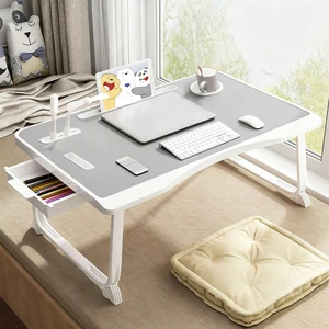 Laptop Bed Table, Laptop Desk for Bed, Foldable Laptop Bed Desk with USB Charge Port, Handle, Desktop Card Slot, Cup Slot, Side Drawer, Portable Laptop Table for Bed Eating Reading Working Laptop Bed Table, Laptop Desk for Bed, Foldable Laptop Bed Desk with USB Charge Port, Handle, Desktop Card Slot, Cup Slot, Side Drawer, Portable Laptop Table for Bed Eating Reading Working