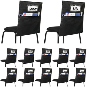 12 Pack Chair Pockets for Classrooms - Seat Sacks Organizer for K-2 Students, Durable Fabric Storage Pockets for School Supplies & Books 12 Pack Chair Pockets for Classrooms - Seat Sacks Organizer for K-2 Students, Durable Fabric Storage Pockets for School Supplies & Books