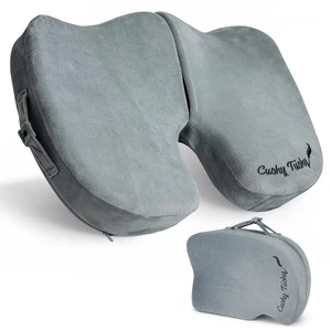 Premium Foldable Travel Seat Cushion - for Relief of Lower Back, Sciatic, Butt and Tailbone Pain - for Home & Office Use, Perfect for Travel or Driving - Coccyx Seat Cushion Premium Foldable Travel Seat Cushion - for Relief of Lower Back, Sciatic, Butt and Tailbone Pain - for Home & Office Use, Perfect for Travel or Driving - Coccyx Seat Cushion