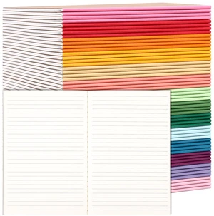 60 Pack Notebooks Bulk, A5 Lined Journaling Notebooks Bulk, Rainbow Composition Notebooks Journals, 15 Colors 60 Pages for School Office 60 Pack Notebooks Bulk, A5 Lined Journaling Notebooks Bulk, Rainbow Composition Notebooks Journals, 15 Colors 60 Pages for School Office