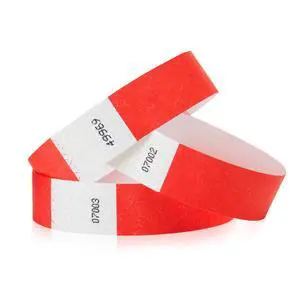5,000 Neon Red Tyvek Wristbands for Events - Tamper-Proof Design Comfortable Water/Tear-Resistant - USA Made Tyvek Wristband ID Bracelets for Events, Concerts, Party Security, VIP Admission 5,000 Neon Red Tyvek Wristbands for Events - Tamper-Proof Design Comfortable Water/Tear-Resistant - USA Made Tyvek Wristband ID Bracelets for Events, Concerts, Party Security, VIP Admission