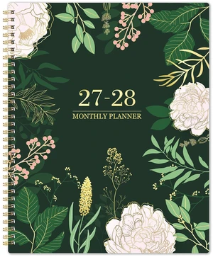 2027-2028 Monthly Planner - 2 Year Monthly Planner/Calendar 2027-2028, Jan 2027 - Dec 2028, 11" x 9", 24 Monthly Planner with Tabs, Back Pocket, Holidays, Twin-Wire Binding, Note Pages 2027-2028 Monthly Planner - 2 Year Monthly Planner/Calendar 2027-2028, Jan 2027 - Dec 2028, 11" x 9", 24 Monthly Planner with Tabs, Back Pocket, Holidays, Twin-Wire Binding, Note Pages