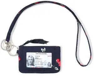Lanyard Wallet for Women, ID Card Holder, Lanyards for ID Badges, Floral Zip ID Case Keychain Small Coin Purse for Cards, Cash, Work, Travel, Cruise, Teachers, Students, Kids, Navy Lanyard Wallet for Women, ID Card Holder, Lanyards for ID Badges, Floral Zip ID Case Keychain Small Coin Purse for Cards, Cash, Work, Travel, Cruise, Teachers, Students, Kids, Navy