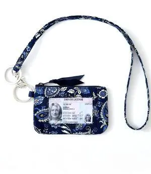 Lanyard Wallet for Women, ID Card Holder, Lanyards for ID Badges, Floral Zip ID Case Keychain Small Coin Purse for Cards, Cash, Work, Travel, Cruise, Teachers, Students, Kids, Blue Lanyard Wallet for Women, ID Card Holder, Lanyards for ID Badges, Floral Zip ID Case Keychain Small Coin Purse for Cards, Cash, Work, Travel, Cruise, Teachers, Students, Kids, Blue