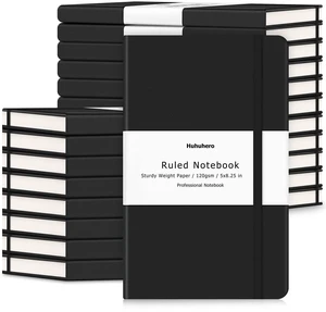 20 Pack Lined Journal Notebooks, College Ruled 5"×8.25", Black A5 Sizes, 128 Pages Premium 120gsm Thick Ink-proof Small Work Notebook for Writing Note Taking, Home School & Office Supplies 20 Pack Lined Journal Notebooks, College Ruled 5"×8.25", Black A5 Sizes, 128 Pages Premium 120gsm Thick Ink-proof Small Work Notebook for Writing Note Taking, Home School & Office Supplies