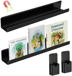 17" Acrylic Magnetic Book Shelf & Pen Holder Sets for Whiteboard White Board Accessories, Classroom Must Haves, Stable Books Display Shelves, Teacher Essentials, Holds up to 8 lbs, Black 17" Acrylic Magnetic Book Shelf & Pen Holder Sets for Whiteboard White Board Accessories, Classroom Must Haves, Stable Books Display Shelves, Teacher Essentials, Holds up to 8 lbs, Black