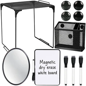 Black Locker Accessories for Girls 11 Pcs Back to School Locker Decoration Supplies with Shelf Magnetic Mirror Whiteboard Pen Holder Magnets Locker Organizer Set for School Office Black Locker Accessories for Girls 11 Pcs Back to School Locker Decoration Supplies with Shelf Magnetic Mirror Whiteboard Pen Holder Magnets Locker Organizer Set for School Office