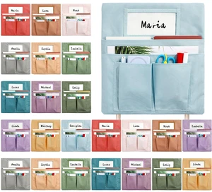 24 Pcs Small Chair Pockets for Classroom 13 x 14 Inch Bag with Name Tag Multi Pockets Chairsback Pouch Organizer for Student Kindergarten Elementary Daycare (Vintage) 24 Pcs Small Chair Pockets for Classroom 13 x 14 Inch Bag with Name Tag Multi Pockets Chairsback Pouch Organizer for Student Kindergarten Elementary Daycare (Vintage)