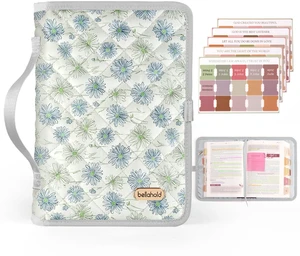 Adjustable Bible Cover with 75 Bible Tabs - Bible Cover Case for Women Waterproof, Washable Quilted Bible Cases for Women with Bible Accessories, Christian Bible Gifts for Women Mom (Daisy-XL) Adjustable Bible Cover with 75 Bible Tabs - Bible Cover Case for Women Waterproof, Washable Quilted Bible Cases for Women with Bible Accessories, Christian Bible Gifts for Women Mom (Daisy-XL)