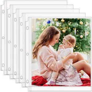 60 Pack 8x10 Photo Sleeves for 3 Ring Binder (120 Picture),1 Pocket Heavy-Duty Archival Page Protectors, Clear Photo Album Refill Pages, Plastic Binder Sleeves with Pockets, Acid-Free Inserts 60 Pack 8x10 Photo Sleeves for 3 Ring Binder (120 Picture),1 Pocket Heavy-Duty Archival Page Protectors, Clear Photo Album Refill Pages, Plastic Binder Sleeves with Pockets, Acid-Free Inserts