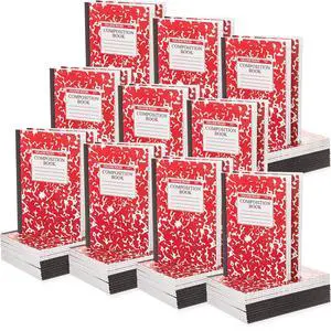 100 Pack A5 Composition Notebooks Bulk College Ruled Composition Notebooks Marble Covers Notebook for Student Classroom Office Supplies 30 Sheet/60 Page(Red) 100 Pack A5 Composition Notebooks Bulk College Ruled Composition Notebooks Marble Covers Notebook for Student Classroom Office Supplies 30 Sheet/60 Page(Red)