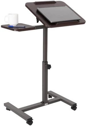 Airlift Height Adjustable Mobile Rolling Laptop Cart Computer Workstation Desk, Table for Home, Office, Classroom, Hospital, w/Wheels, Walnut, Tilt w/Side Table (28") (NEW Model) Airlift Height Adjustable Mobile Rolling Laptop Cart Computer Workstation Desk, Table for Home, Office, Classroom, Hospital, w/Wheels, Walnut, Tilt w/Side Table (28") (NEW Model)