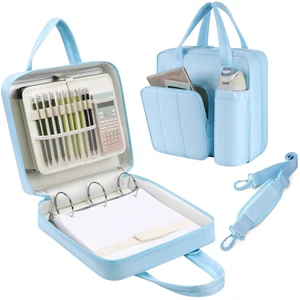 Upgraded Zipper Binder | 3-Inch & 2-Inch O-Rings, 600 Sheet Capacity Trapper Keeper with 13 Inch Laptop Sleeve & Water Bottle Holder, Binder Bag with Multi-Pockets & Shoulder Strap (Blue) Upgraded Zipper Binder | 3-Inch & 2-Inch O-Rings, 600 Sheet Capacity Trapper Keeper with 13 Inch Laptop Sleeve & Water Bottle Holder, Binder Bag with Multi-Pockets & Shoulder Strap (Blue)