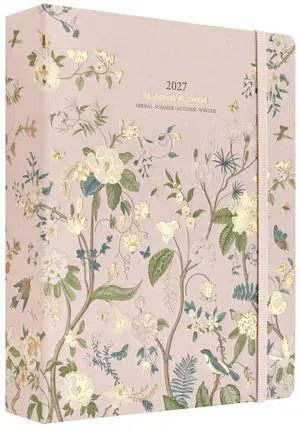 Seasonal Flowers Planner 2026-2027 6.4x7.9in (Aug 26/ Dec 27) 17-month Hardcover agenda, 120gsm paper, monthly academic planner, planner for women Seasonal Flowers Planner 2026-2027 6.4x7.9in (Aug 26/ Dec 27) 17-month Hardcover agenda, 120gsm paper, monthly academic planner, planner for women