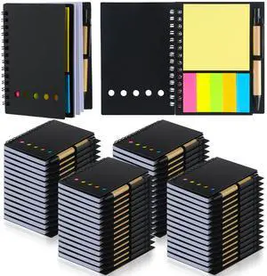 50 Pack Lined Spiral Notebook Bulk Small Notepad and Pen Set Steno Pads Lined Notepad Bulk, Black Pocket Notebook, For Business Office School Supplies 50 Pack Lined Spiral Notebook Bulk Small Notepad and Pen Set Steno Pads Lined Notepad Bulk, Black Pocket Notebook, For Business Office School Supplies