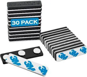 Magnetic Name Tags, Detachable Magnets for Attaching ID Badges, 30 Pack Magnet Badge Holder with 3M Adhesive Backing for Students, Office, School, Conferences, Meetings, Exhibition, Clothing, Shirt Magnetic Name Tags, Detachable Magnets for Attaching ID Badges, 30 Pack Magnet Badge Holder with 3M Adhesive Backing for Students, Office, School, Conferences, Meetings, Exhibition, Clothing, Shirt