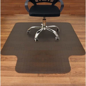 Office Chair Mat for Hardwood Floor, 53" x 45" Black Mat with Lip Laminate/Tile/Vinyl, Not Carpet, Computer Desk Mat, With Lip, Stay in Place, Easy Glide for Rolling Chair, Easy Trim Office Chair Mat for Hardwood Floor, 53" x 45" Black Mat with Lip Laminate/Tile/Vinyl, Not Carpet, Computer Desk Mat, With Lip, Stay in Place, Easy Glide for Rolling Chair, Easy Trim