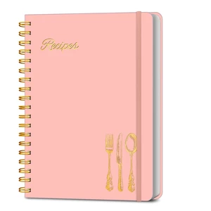 Recipe Book to Write in Your Own Recipes, Spiral Blank Cookbook 150 Recipes Hardcover Recipe Journal with Ample Space, Waterproof Blank Recipe Notebook for Easy Kitchen Use, Elegant gift - Pink Recipe Book to Write in Your Own Recipes, Spiral Blank Cookbook 150 Recipes Hardcover Recipe Journal with Ample Space, Waterproof Blank Recipe Notebook for Easy Kitchen Use, Elegant gift - Pink