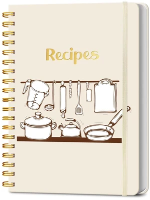 Recipe Book to Write in Your Own Recipes, Spiral Blank Cookbook 150 Recipes Hardcover Recipe Journal with Ample Space, Waterproof Blank Recipe Notebook for Easy Kitchen Use, Elegant gift - Pearl White Recipe Book to Write in Your Own Recipes, Spiral Blank Cookbook 150 Recipes Hardcover Recipe Journal with Ample Space, Waterproof Blank Recipe Notebook for Easy Kitchen Use, Elegant gift - Pearl White