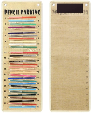 Pencil Parking Pocket Chart, Classroom Wall Organizer, Rustic Hanging Pencil Dispenser Holder, 32 Numbered Clear Slots, Magnetic Strip & Grommets, Student Back to School Supplies Pencil Parking Pocket Chart, Classroom Wall Organizer, Rustic Hanging Pencil Dispenser Holder, 32 Numbered Clear Slots, Magnetic Strip & Grommets, Student Back to School Supplies