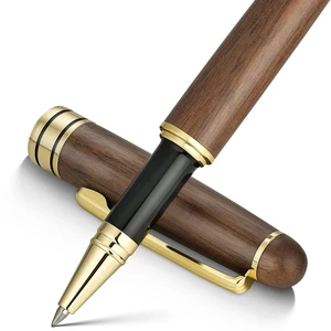 Luxury Wood Rollerball Pen Writing Set,Walnut with Gold Finish Elegant Fancy Nice Gift Pen Set for Signature Executive Premium Office Fancy Nice Supplies - Gift Boxed Extra Refills (Black) Luxury Wood Rollerball Pen Writing Set,Walnut with Gold Finish Elegant Fancy Nice Gift Pen Set for Signature Executive Premium Office Fancy Nice Supplies - Gift Boxed Extra Refills (Black)