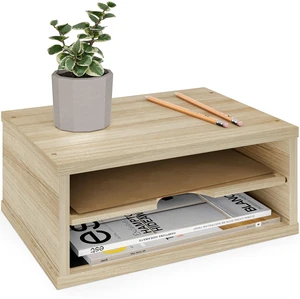 2-Tier Wooden Desk Organizer, Office Desk Organization, Mail Sorter, Paper Tray, File Folder Holder, Desktop Paper Organizer, Desk Organizers and Accessories, Natural Wood 2-Tier Wooden Desk Organizer, Office Desk Organization, Mail Sorter, Paper Tray, File Folder Holder, Desktop Paper Organizer, Desk Organizers and Accessories, Natural Wood