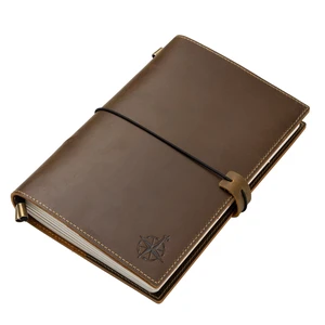 A5 Refillable Journal Notebook with Pockets Genuine Brown Leather 6" x 8.5" (15 x 22cm) with 120 GSM Blank Inserts A5 Refillable Journal Notebook with Pockets Genuine Brown Leather 6" x 8.5" (15 x 22cm) with 120 GSM Blank Inserts