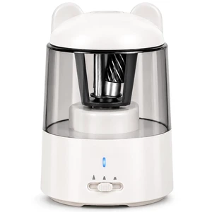 Electric Pencil Sharpener for Colored Pencils, Auto Stop,White 3 Sharpening Modes,Suitable for No.2/Colored (6-8mm),Cordless Rechargeable,Cute for Kids Gift, for Classroom/Office/Home Electric Pencil Sharpener for Colored Pencils, Auto Stop,White 3 Sharpening Modes,Suitable for No.2/Colored (6-8mm),Cordless Rechargeable,Cute for Kids Gift, for Classroom/Office/Home