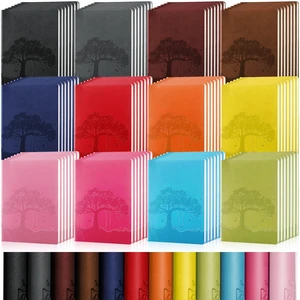 84 Pcs A6 PU Leather Journals Bulk Tree Notebooks, Vintage Color 84 Pcs A6 PU Leather Journals Bulk Tree Notebooks, Vintage Color