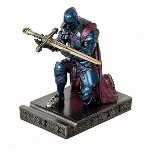 Medieval Armored Knight Pen Holder Figurine Paperweight Phone Stand Blu&Pur Warrior Wearing Outerwear, Resin Bookends, Fancy Desk Organizers Pencil Stand with a Metal Letter Opener for Home and Office Medieval Armored Knight Pen Holder Figurine Paperweight Phone Stand Blu&Pur Warrior Wearing Outerwear, Resin Bookends, Fancy Desk Organizers Pencil Stand with a Metal Letter Opener for Home and Office
