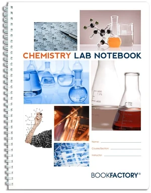 Chemistry Lab Notebook, Wire-O, 50 Pages Scientific Grid Pages, No Duplicate Pages, Durable Translucent Cover, 8.5'' x 11'' - Made in USA Chemistry Lab Notebook, Wire-O, 50 Pages Scientific Grid Pages, No Duplicate Pages, Durable Translucent Cover, 8.5'' x 11'' - Made in USA