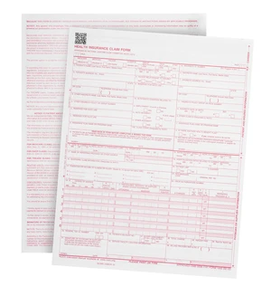 500 CMS 1500 Claim Forms, HIPAA Compliant, Laser Current 02/2012 Version, Red Ink, 20 lb, Laser and Inkjet, HCFA 1500 Health Insurance Claim Form, Billing Ready 500 CMS 1500 Claim Forms, HIPAA Compliant, Laser Current 02/2012 Version, Red Ink, 20 lb, Laser and Inkjet, HCFA 1500 Health Insurance Claim Form, Billing Ready