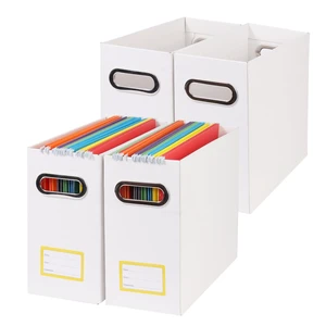 Collapsible File Organizer Box with Handle,12.20x5.11x9.84Inches, Filing Organizer for Home or Office, Small Portable File Box Collapsible File Organizer Box with Handle,12.20x5.11x9.84Inches, Filing Organizer for Home or Office, Small Portable File Box