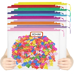 20PCS Mesh Zipper Pouch Bags,File Bags,Toy Storage Bags,Clear Organizer Bags,Suitable for Board Game,Home,School,and Office Organization(10A3+10A4) 20PCS Mesh Zipper Pouch Bags,File Bags,Toy Storage Bags,Clear Organizer Bags,Suitable for Board Game,Home,School,and Office Organization(10A3+10A4)