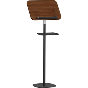 Lectern Podium Stand with Storage Tray, Height Adjustable Lectern Stand Mobile Podium, Portable Floor Standing Podium Lectern for Church, Weddings, Classroom, Speech Lectern Podium Stand with Storage Tray, Height Adjustable Lectern Stand Mobile Podium, Portable Floor Standing Podium Lectern for Church, Weddings, Classroom, Speech