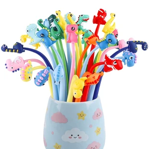 30 Pack Dinosaur Pens For Kids, Silicone Party Favor Pens Soft Grip, Assorted Dinosaur Toppers, Smooth Writing, Student Birthday Gifts from Teacher Birthday Party Favors 30 Pack Dinosaur Pens For Kids, Silicone Party Favor Pens Soft Grip, Assorted Dinosaur Toppers, Smooth Writing, Student Birthday Gifts from Teacher Birthday Party Favors