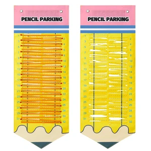 Magnetic Pencil Dispenser Parking Pocket Wall Mounted Chart with Parking 32 Slots, Magnetic Backing for Whiteboards, Classroom Organization for Teacher Supplies Magnetic Pencil Dispenser Parking Pocket Wall Mounted Chart with Parking 32 Slots, Magnetic Backing for Whiteboards, Classroom Organization for Teacher Supplies