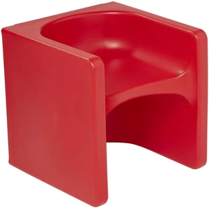 Tri-Me 3-in-1 Multipurpose Cube Chair, Indoor/Outdoor, Red UV-protected recyclable plastic, GREENGUARD Gold Certified, 1-4 years, 75 lb capacity, fully assembled for classroom & home Tri-Me 3-in-1 Multipurpose Cube Chair, Indoor/Outdoor, Red UV-protected recyclable plastic, GREENGUARD Gold Certified, 1-4 years, 75 lb capacity, fully assembled for classroom & home