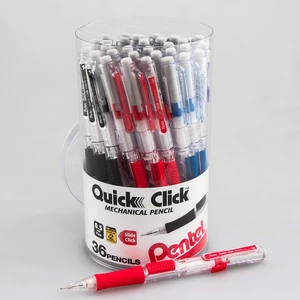Quick Click Mechanical Pencil, (0.5mm) Fine Line, Canister, Assorted Colors (A/B/C/N/V), 36-PK (PD215PC36M) Quick Click Mechanical Pencil, (0.5mm) Fine Line, Canister, Assorted Colors (A/B/C/N/V), 36-PK (PD215PC36M)