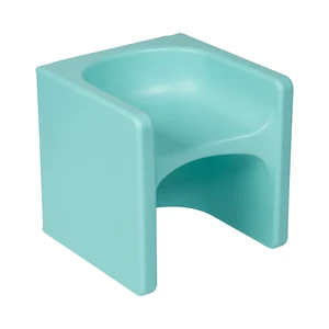 Tri-Me 3-in-1 Multipurpose Cube Chair, Indoor/Outdoor, Aqua UV-protected recyclable plastic, GREENGUARD Gold Certified, 1-4 years, 75 lb capacity, fully assembled for classroom & home Tri-Me 3-in-1 Multipurpose Cube Chair, Indoor/Outdoor, Aqua UV-protected recyclable plastic, GREENGUARD Gold Certified, 1-4 years, 75 lb capacity, fully assembled for classroom & home