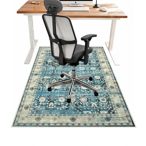 Home Office Chair Rug for Hardwood Floor, 36"x48" Rolling Chair Protector, Computer Gaming Rug, Low Pile Carpet Floor Mat Home Office Chair Rug for Hardwood Floor, 36"x48" Rolling Chair Protector, Computer Gaming Rug, Low Pile Carpet Floor Mat