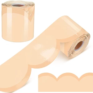 65 Ft Pastel Orange Bulletin Board Borders for Classroom Decor Contrasting Pastel Back to School Decoration, Scalloped Roll Border Trim for Classroom, Chalkboard, Wall, Office Decor 65 Ft Pastel Orange Bulletin Board Borders for Classroom Decor Contrasting Pastel Back to School Decoration, Scalloped Roll Border Trim for Classroom, Chalkboard, Wall, Office Decor