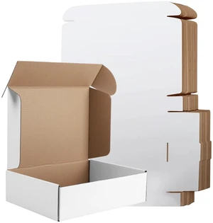 12x9x2 Inches Shipping Boxes Set of 25, White Corrugated Cardboard Boxes, Mailer Boxes for Small Business 12x9x2 Inches Shipping Boxes Set of 25, White Corrugated Cardboard Boxes, Mailer Boxes for Small Business