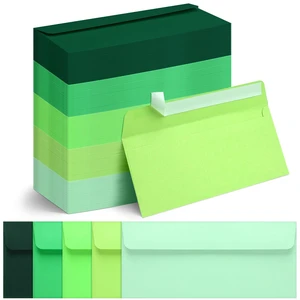 500 Pcs #10 Colored Envelopes Business Adhesive,Green Series Letter Size, Standard for Office Check Invoices Letters Letterhead Invitations Announcements 4-1/8 x 9-1/2'', Neon 500 Pcs #10 Colored Envelopes Business Adhesive,Green Series Letter Size, Standard for Office Check Invoices Letters Letterhead Invitations Announcements 4-1/8 x 9-1/2'', Neon