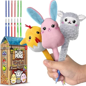Cute Pens - Plush Fun Pens w/Soft Grip & 6 Colorful Refills - Gifts for Tweens - Fun Pencils for Kids - Bunny, Lamb, and Chicken - Gift for Teens - Squishies for Kids - Tiny Trio 3 Pack Cute Pens - Plush Fun Pens w/Soft Grip & 6 Colorful Refills - Gifts for Tweens - Fun Pencils for Kids - Bunny, Lamb, and Chicken - Gift for Teens - Squishies for Kids - Tiny Trio 3 Pack