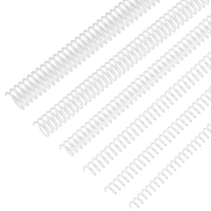 120 Pack Binder Coils,1/4 5/16 3/8 1/2 5/8 3/4 Inch,Transparent Plastic Spiral Binding Coils for Documents, Reports, Notebooks, Compatible with Standard Binding Machines, Office Supplies 120 Pack Binder Coils,1/4 5/16 3/8 1/2 5/8 3/4 Inch,Transparent Plastic Spiral Binding Coils for Documents, Reports, Notebooks, Compatible with Standard Binding Machines, Office Supplies