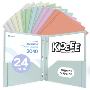 24Pcs Plastic Folders with Pockets and Prongs (Pastels),Letter Size,Business Card Slot,Bulk 2-Pocket Folder for School Office or Home,Durable Acid-Free Poly,Back to School Supplies 24Pcs Plastic Folders with Pockets and Prongs (Pastels),Letter Size,Business Card Slot,Bulk 2-Pocket Folder for School Office or Home,Durable Acid-Free Poly,Back to School Supplies